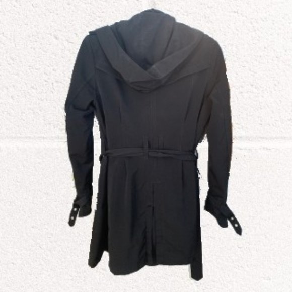Black Espirit Trench Coat - Picture 2 of 3